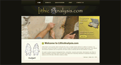 Desktop Screenshot of lithicanalysis.com