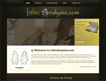 Tablet Screenshot of lithicanalysis.com